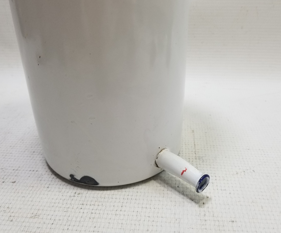 NADİR TİPTE OSMANLI DÖNEMİ EMAYE SERUM ŞİŞESİ