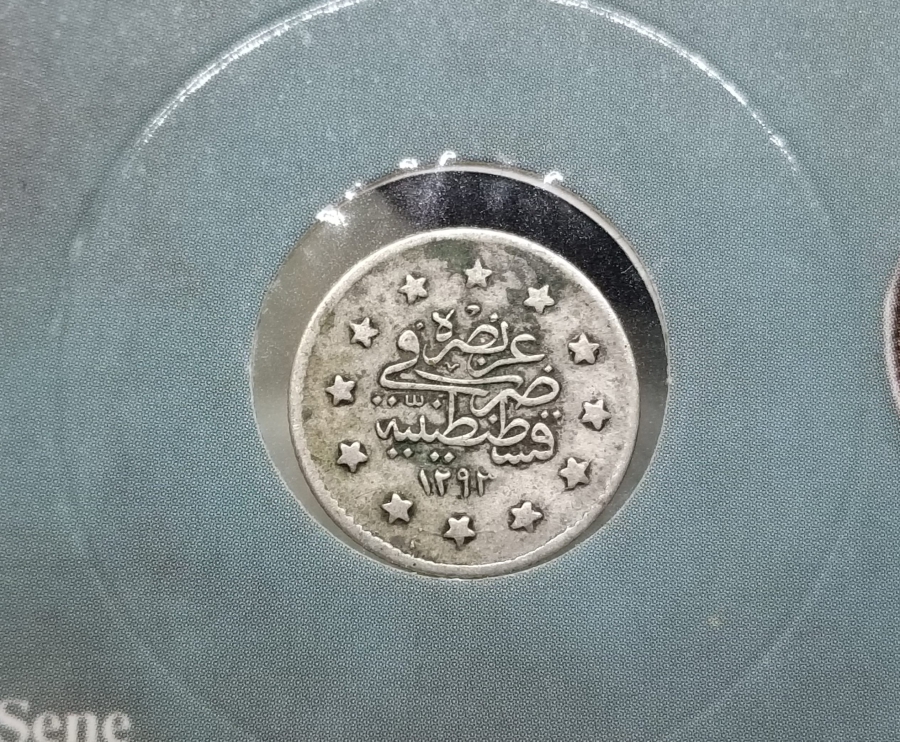 SULTAN ABDÜLHAMİD HAN DÖNEMİ GÜMÜŞ 1 KURUŞ PARA