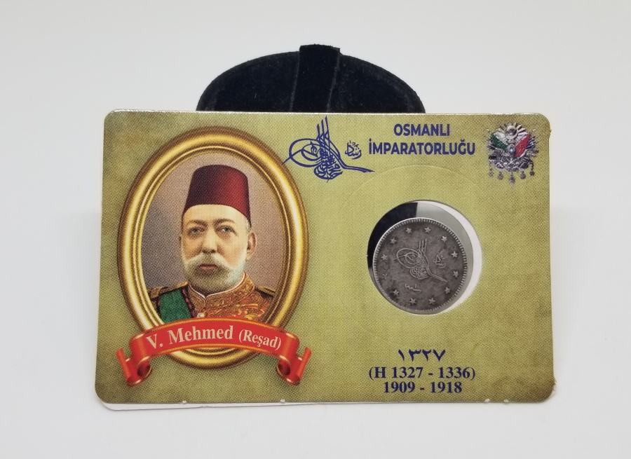 SULTAN MEHMET REŞAT HAN DÖNEMİ GÜMÜŞ 2 KURUŞ MECİDİYE