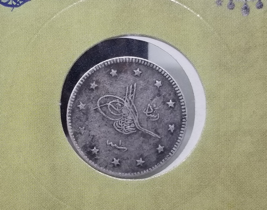 SULTAN MEHMET REŞAT HAN DÖNEMİ GÜMÜŞ 2 KURUŞ MECİDİYE