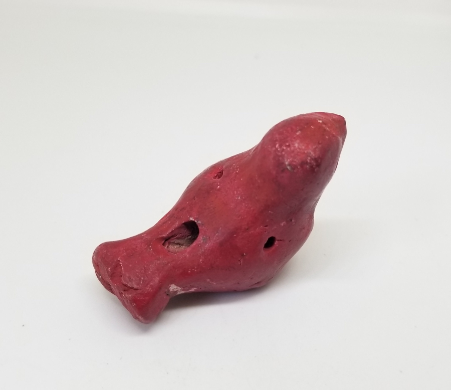 OSMANLI DÖNEMİ EL YAPIMI NADİR KUŞ FİGÜRLÜ OYUNCAK TOPRAK DÜDÜK