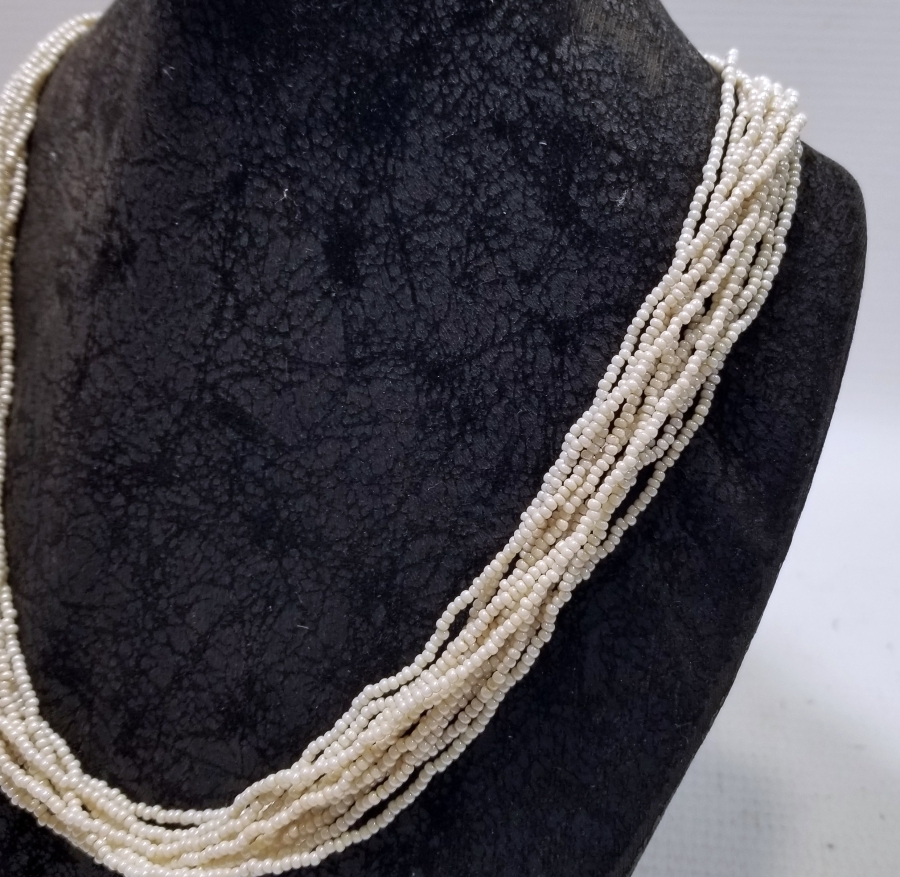 OSMANLI DÖNEMİ İNCİ FORMLU OPAL GERDANLIK