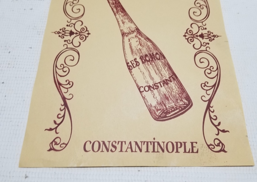 OSMANLI DÖNEMİ ÇOK NADİR BOMONTİ BİRA REKLAMI AFİŞİ