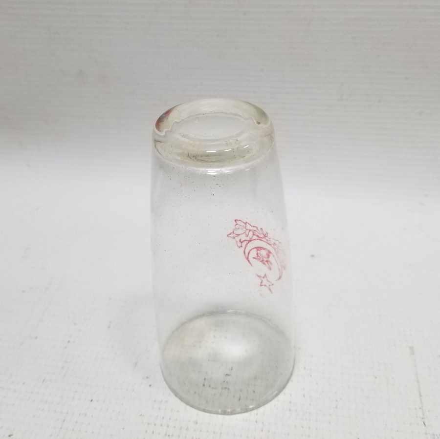 CUMHURİYET BAŞLARI ÇOK NADİR ÜZERİ BOZKURT VE AY YILDIZLI BARDAK