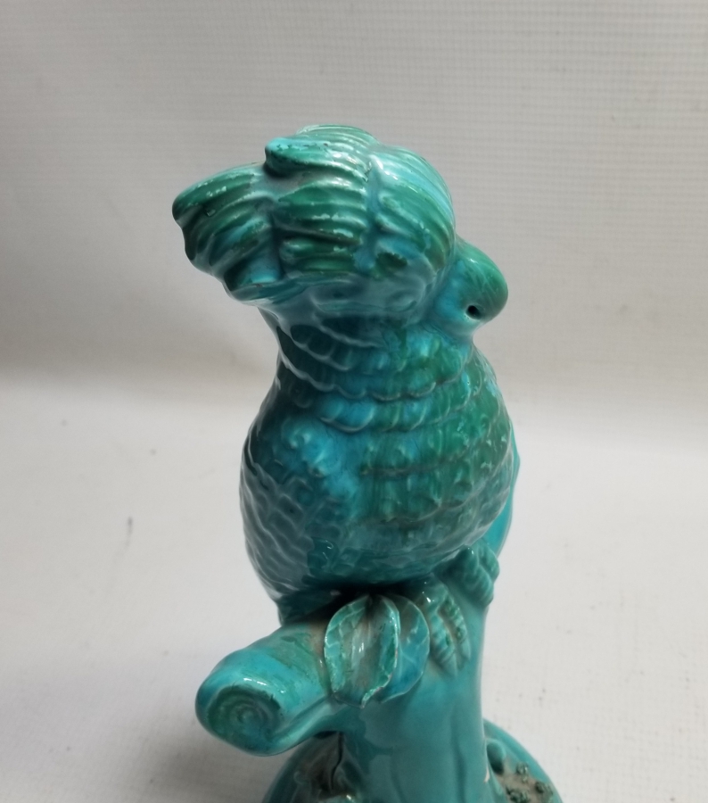 ANTİKA PORSELEN KUŞ FİGÜRLÜ BİBLO