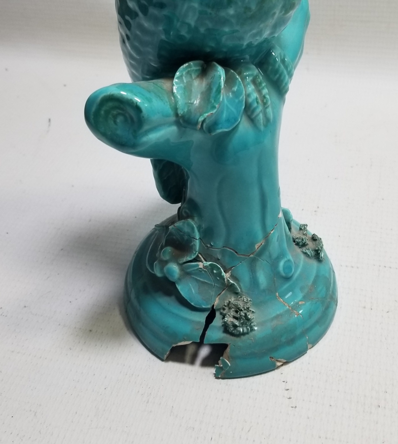 ANTİKA PORSELEN KUŞ FİGÜRLÜ BİBLO