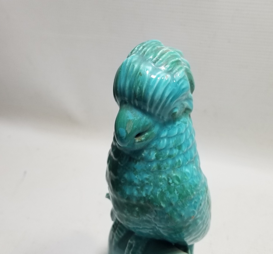 ANTİKA PORSELEN KUŞ FİGÜRLÜ BİBLO