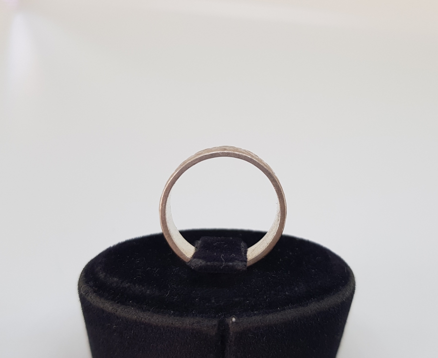 KABARTMA İŞÇİLİKLİ GÜMÜŞ ALYANS