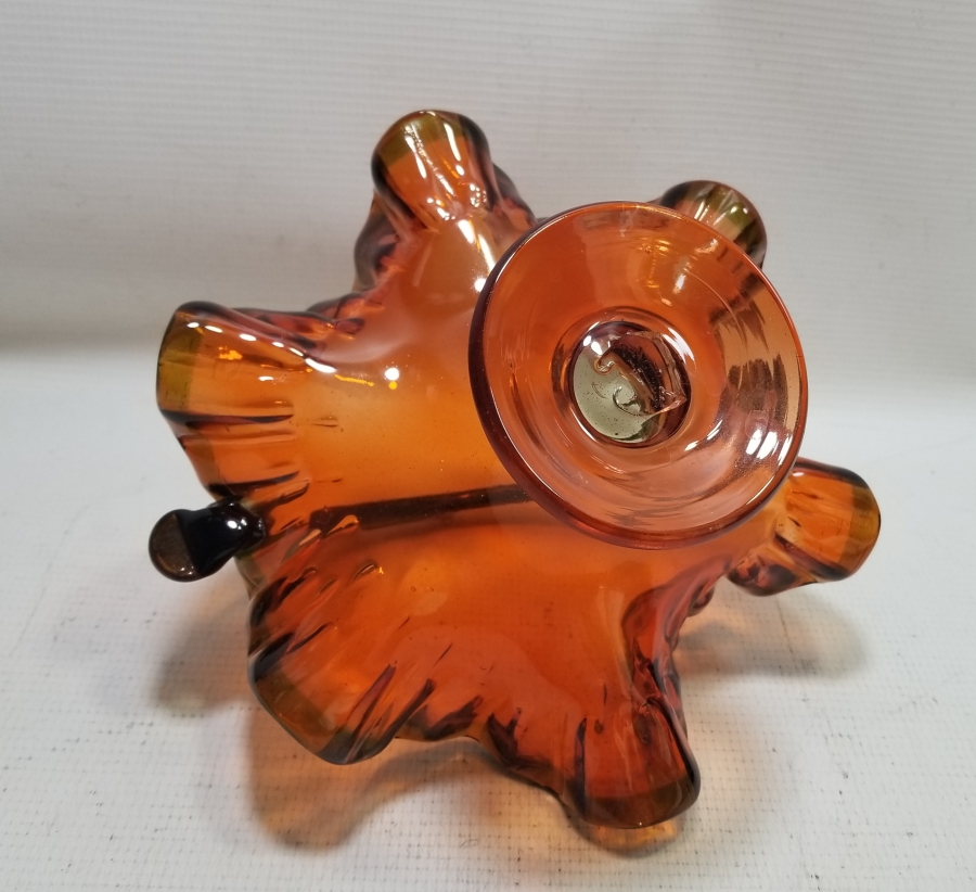 ANTİKA KOPARMA İŞÇİLİKLİ CAM BAYRAM ŞEKERLİĞİ