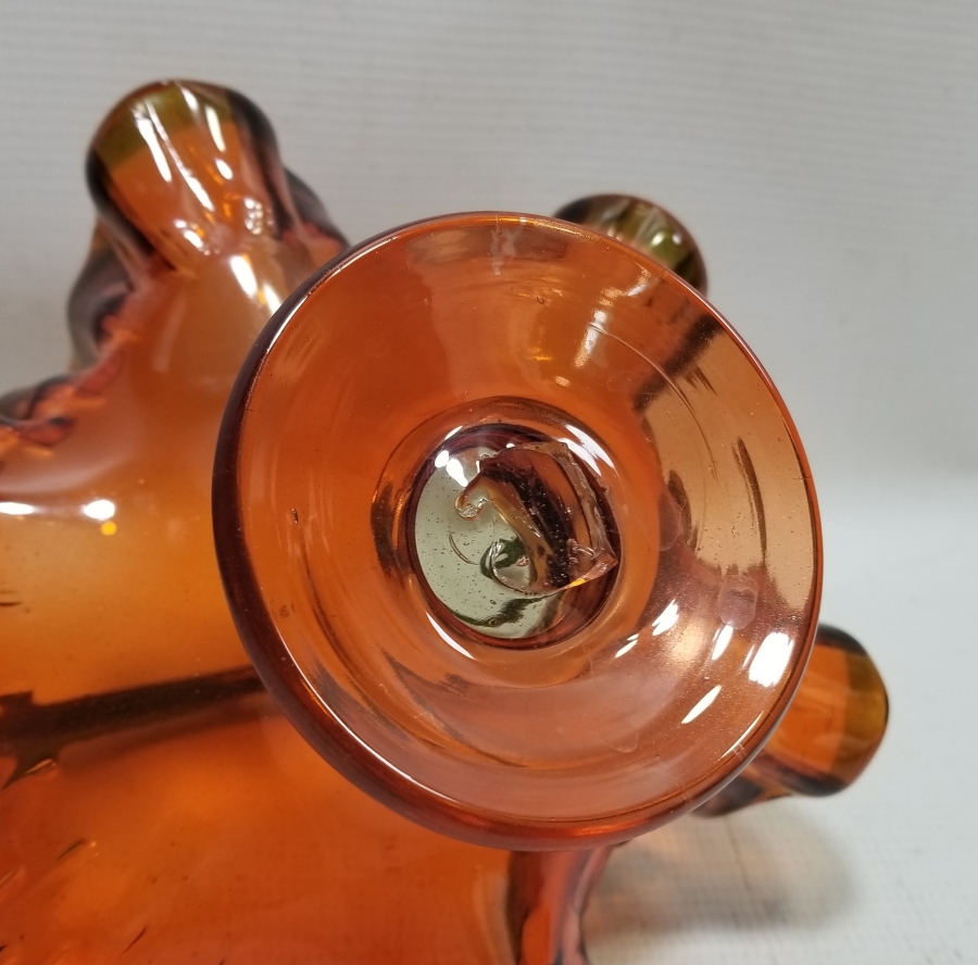 ANTİKA KOPARMA İŞÇİLİKLİ CAM BAYRAM ŞEKERLİĞİ