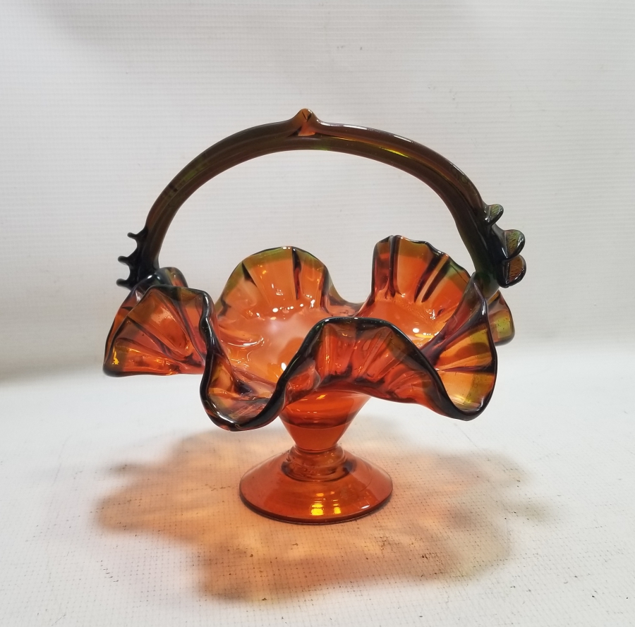 ANTİKA KOPARMA İŞÇİLİKLİ CAM BAYRAM ŞEKERLİĞİ