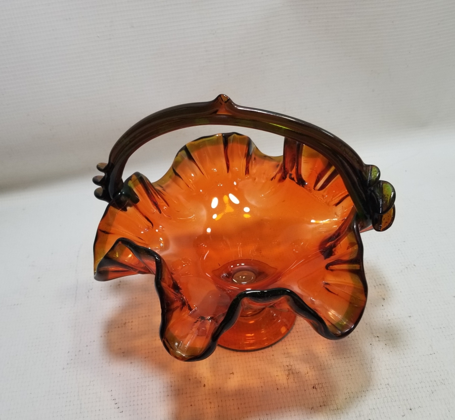 ANTİKA KOPARMA İŞÇİLİKLİ CAM BAYRAM ŞEKERLİĞİ