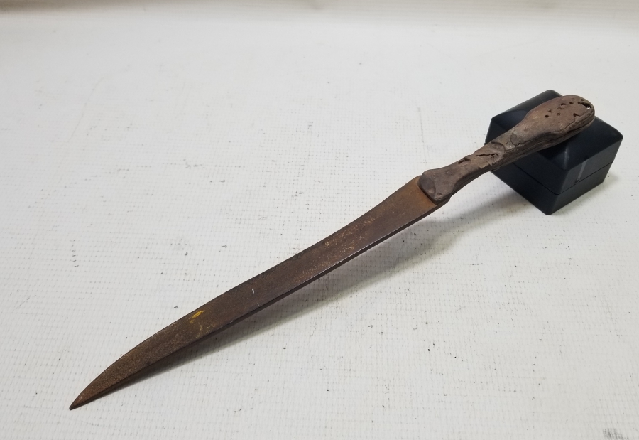 GADDARE FORMLU OSMANLI DÖNEMİ BOYNUZ SAPLI ÇERKES KAMASI