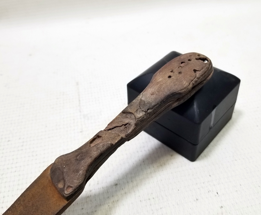 GADDARE FORMLU OSMANLI DÖNEMİ BOYNUZ SAPLI ÇERKES KAMASI