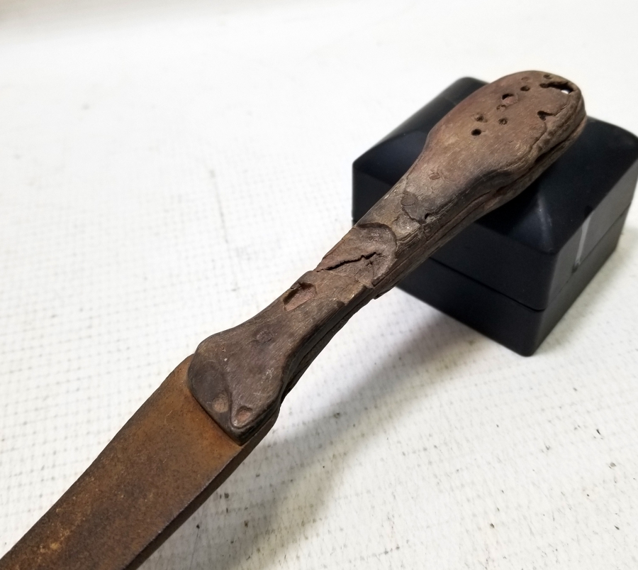 GADDARE FORMLU OSMANLI DÖNEMİ BOYNUZ SAPLI ÇERKES KAMASI