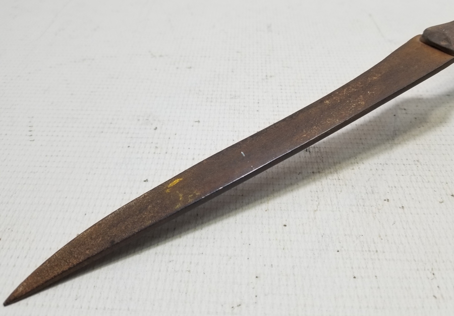 GADDARE FORMLU OSMANLI DÖNEMİ BOYNUZ SAPLI ÇERKES KAMASI