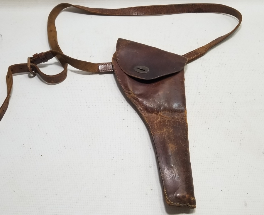 NADİR TİPTE OSMANLI DÖNEMİ PAŞA TABANCA KILIFI VE KEMERİ