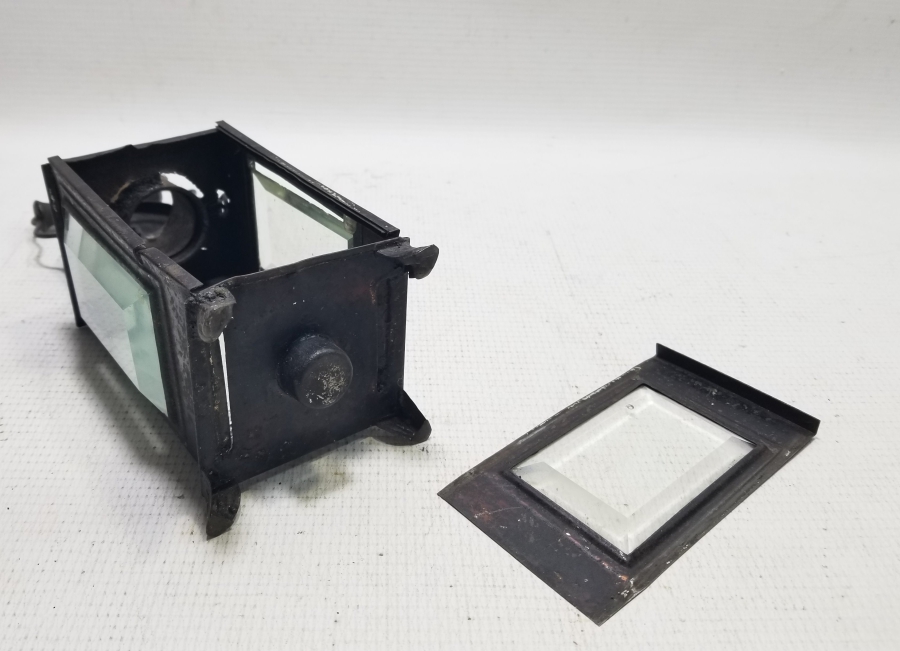 OSMANLI DÖNEMİ KRİSTAL CAMLI SEYYAR EL MUMLUĞU