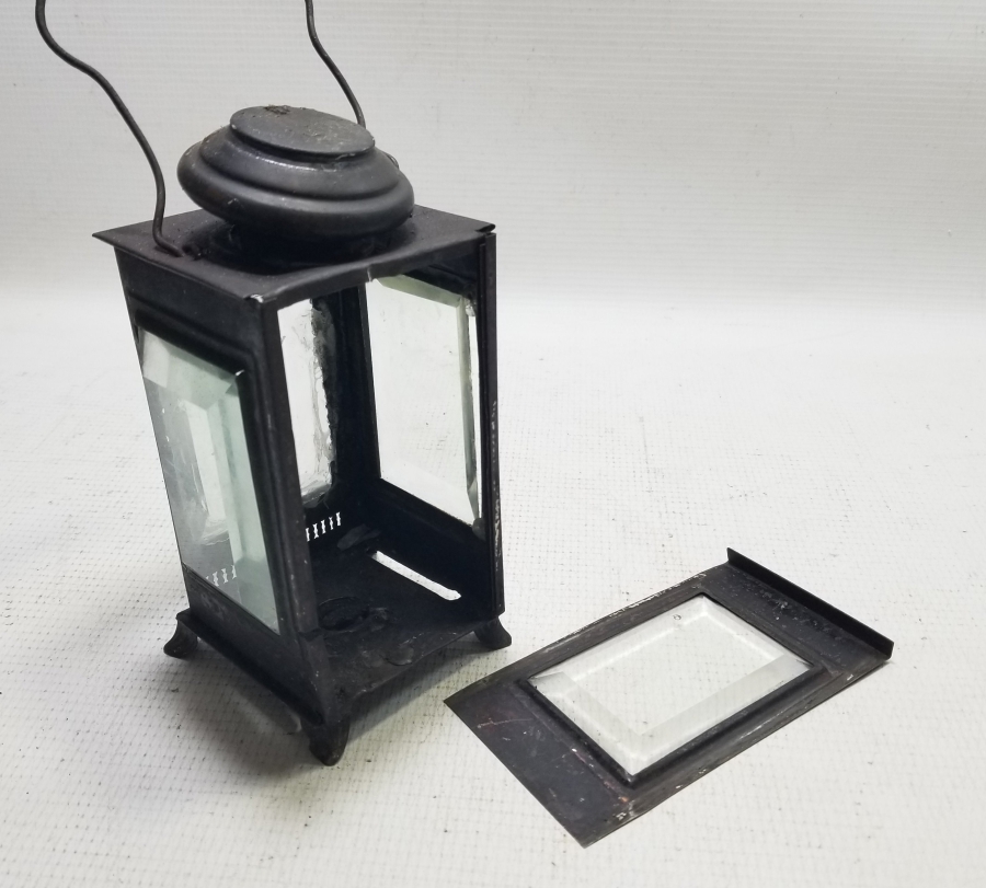 OSMANLI DÖNEMİ KRİSTAL CAMLI SEYYAR EL MUMLUĞU