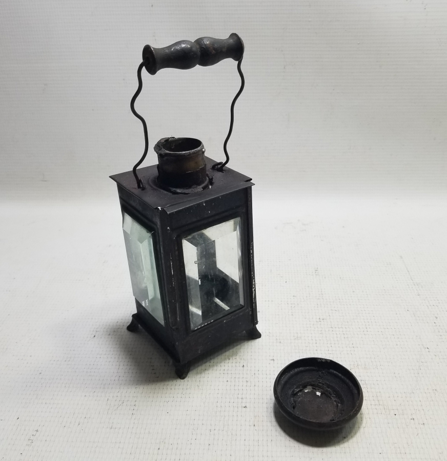 OSMANLI DÖNEMİ KRİSTAL CAMLI SEYYAR EL MUMLUĞU