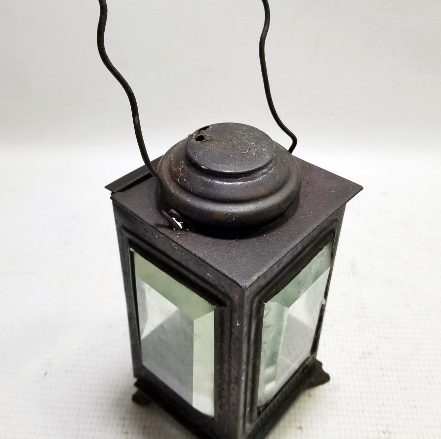 OSMANLI DÖNEMİ KRİSTAL CAMLI SEYYAR EL MUMLUĞU