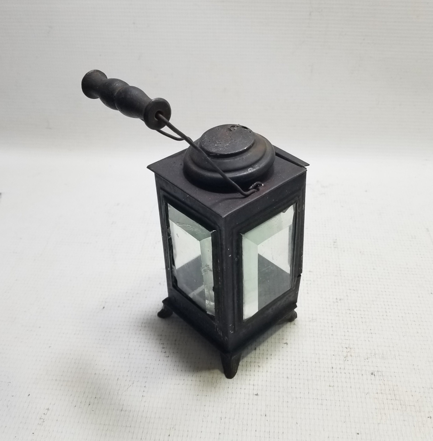 OSMANLI DÖNEMİ KRİSTAL CAMLI SEYYAR EL MUMLUĞU