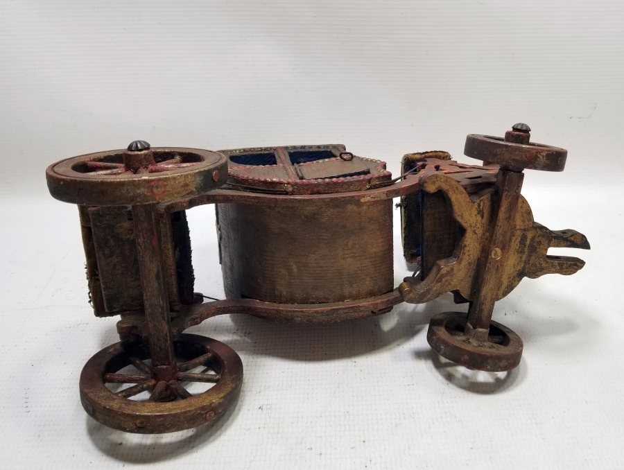 OSMANLI DÖNEMİ EL YAPIMI AHŞAP SALTANAT ARABASI MİNYATÜRÜ