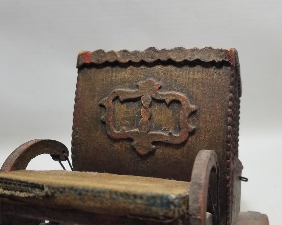 OSMANLI DÖNEMİ EL YAPIMI AHŞAP SALTANAT ARABASI MİNYATÜRÜ