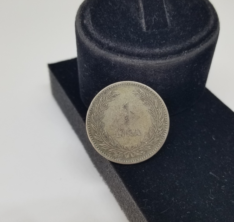 TÜRKİYE CUMHURİYETİ'NİN TEDAVÜLE VERİLMİŞ SON GÜMÜŞ PARASI 1948 TARİHLİ 1 LİRA