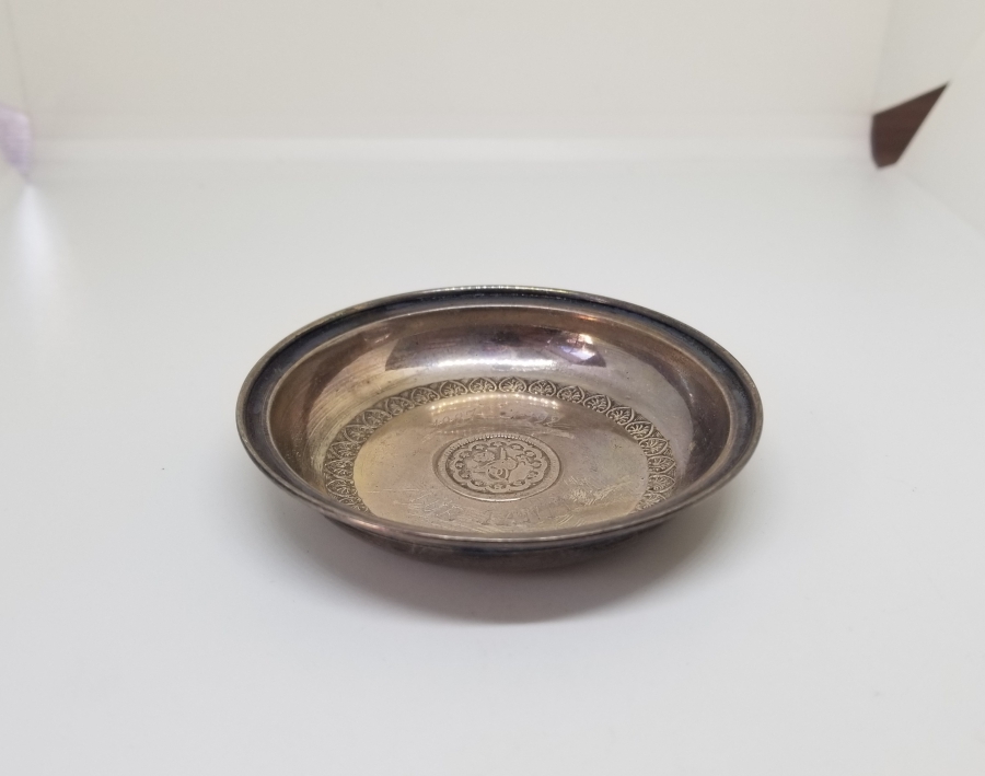 SÜLEYMANİYE YAPIMI HATIRA GÜMÜŞ TABAK