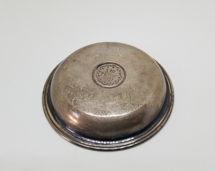 SÜLEYMANİYE YAPIMI HATIRA GÜMÜŞ TABAK