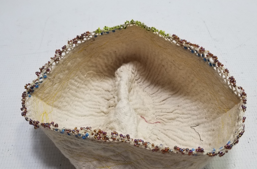 UÇLARI BONCUKLU OSMANLI DÖNEMİ DAMAT TAKKESİ