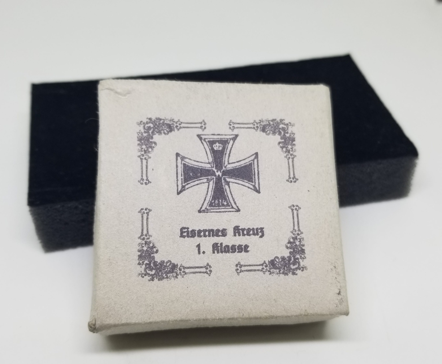 ORİJİNAL KUTUSUNDA ÇOK NADİR 1. DÜNYA SAVAŞI DÖNEMİ 1. DERECE DEMİR HAÇ NİŞANI