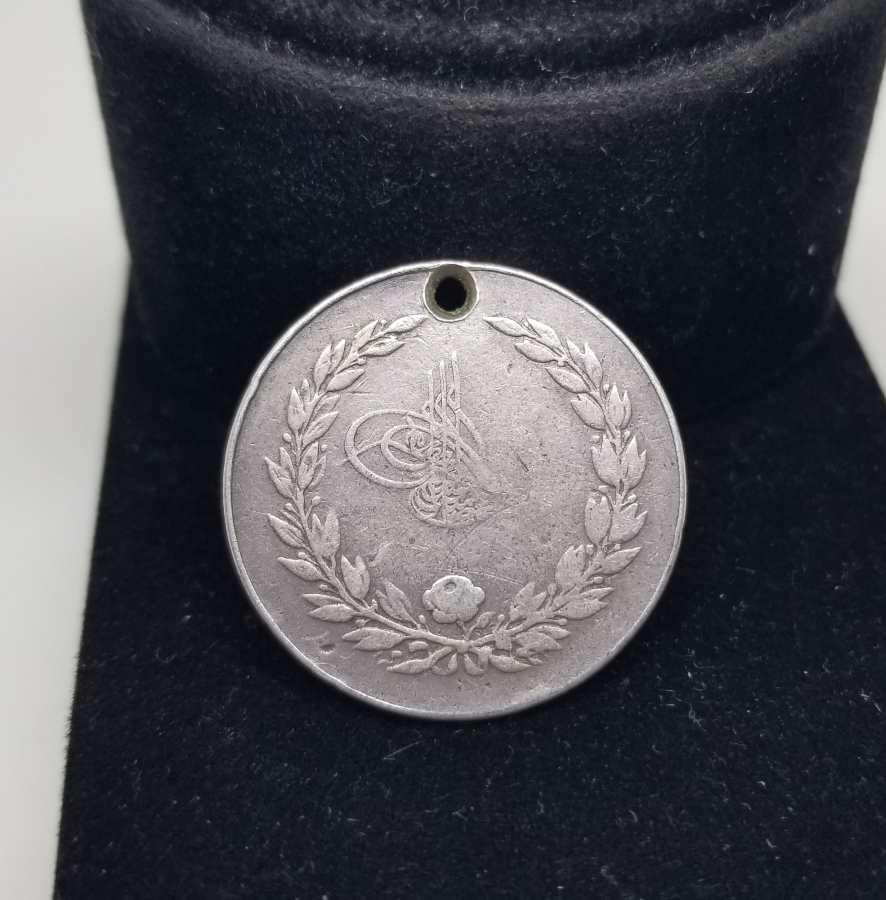 OSMANLI DÖNEMİ GÜMÜŞ YUNAN HARBİ MADALYASI