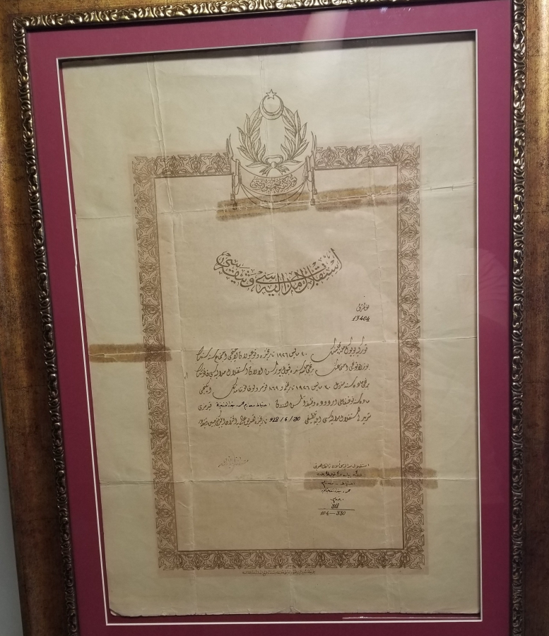 ORİJİNAL MADALYA-BERAT VE FOTOĞRAFIYLA OSMANLICA YAZILI KURTULUŞ SAVAŞI HARP SETİ