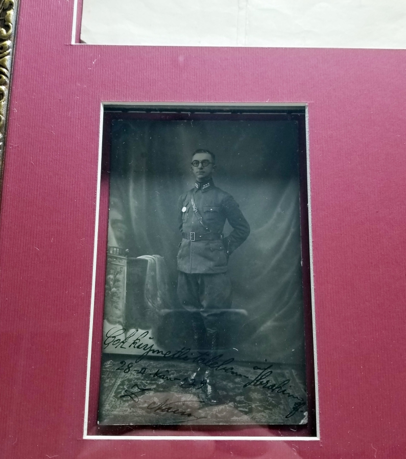 ORİJİNAL MADALYA-BERAT VE FOTOĞRAFIYLA OSMANLICA YAZILI KURTULUŞ SAVAŞI HARP SETİ