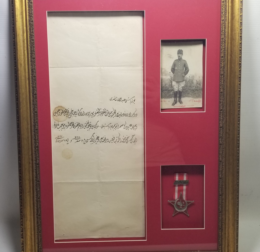 ATAMA BERATI- FOTOĞRAF VE MADALYASIYLA 1. DÜNYA SAVAŞI DÖNEMİ HARP SETİ