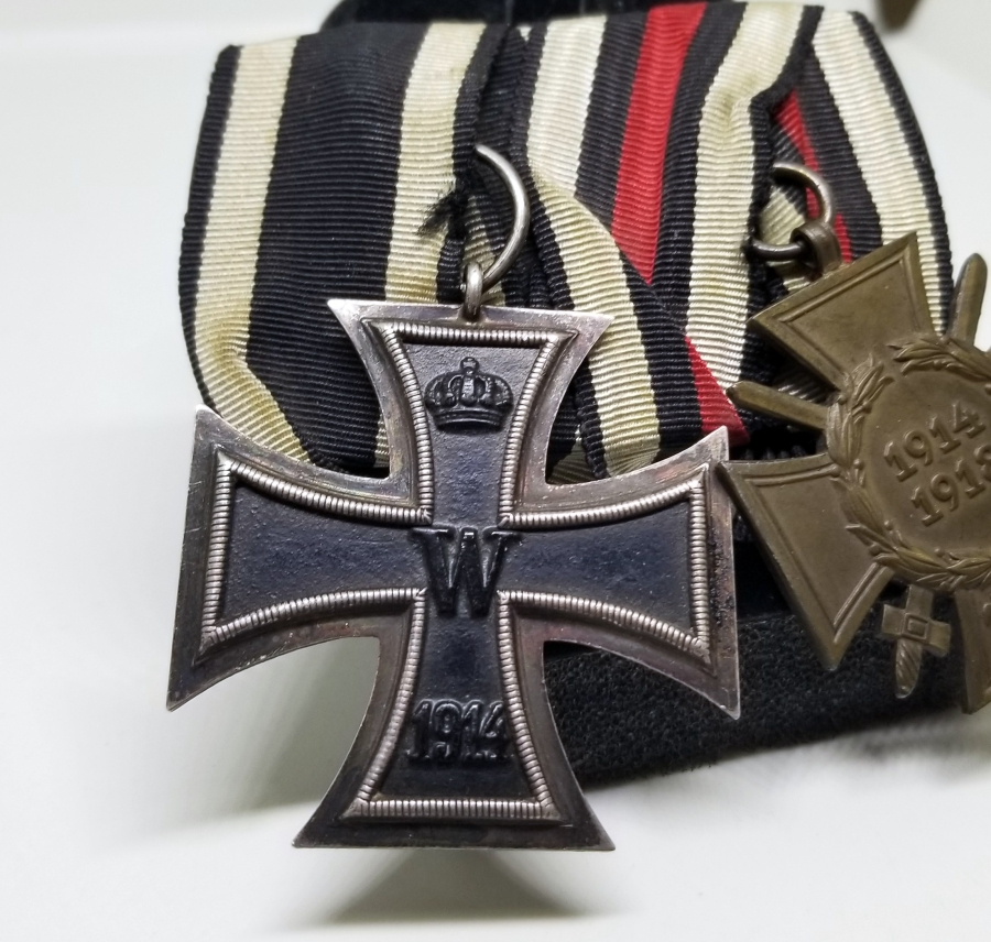 ALMAN DEMİR HAÇ VE ALMAN LİYAKAT MADALYALI NADİR ÇİFTLİ MADALYA