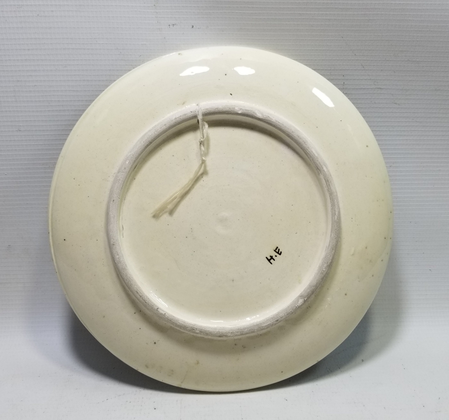 USTA İMZALI EL BOYAMA ANTİKA KÜTAHYA DUVAR TABAĞI