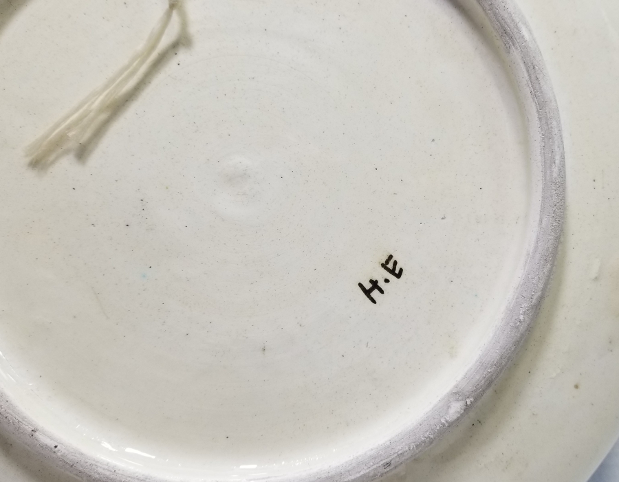 USTA İMZALI EL BOYAMA ANTİKA KÜTAHYA DUVAR TABAĞI