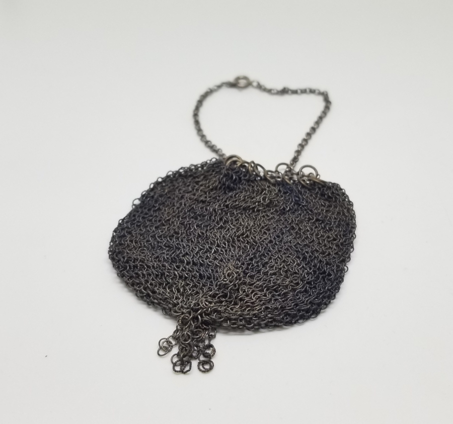 OSMANLI DÖNEMİ ZİNCİR İŞİ GÜMÜŞ ALTIN KESESİ