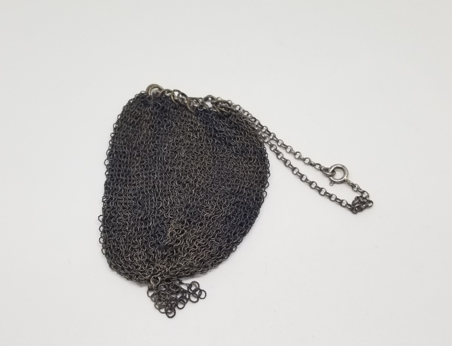 OSMANLI DÖNEMİ ZİNCİR İŞİ GÜMÜŞ ALTIN KESESİ