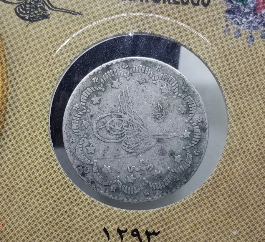 SULTAN ABDÜLHAMİD HAN DÖNEMİ KAPAMASINDA GÜMÜŞ 5 KURUŞ MECİDİYE