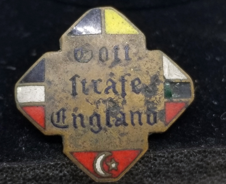 ÜZERİ MİNE İŞÇİLİKLİ VE BEDDUALI 1. DÜNYA SAVAŞI DÖNEMİ NADİR İTTİFAK ROZET