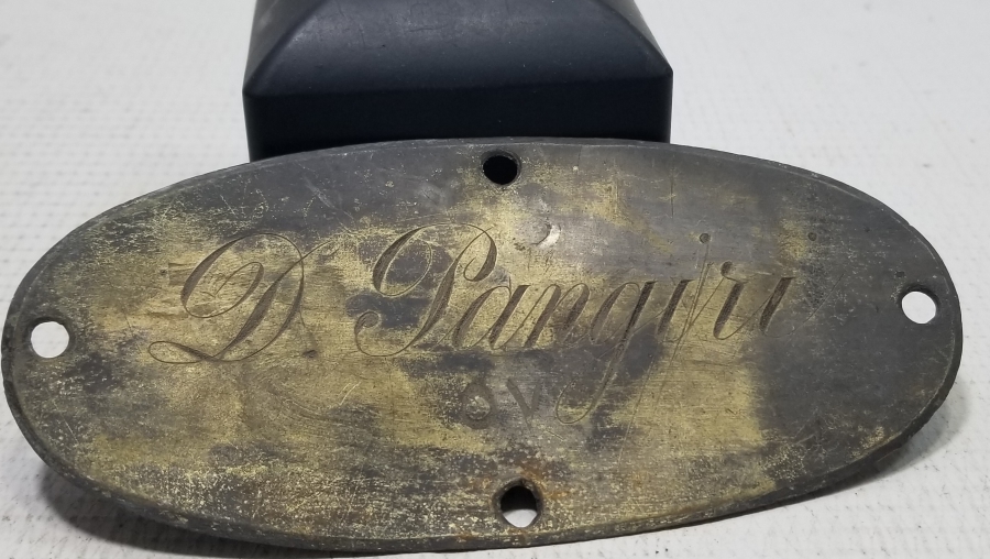 OSMANLICA VE FRANSIZCA YAZILI NADİR LEVANTEN PLAKA