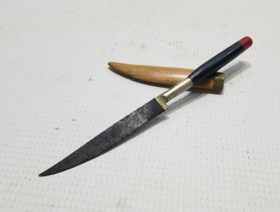 ORİJİNAL KININDA REMZİ USTA DAMGALI BURSA KAMASI