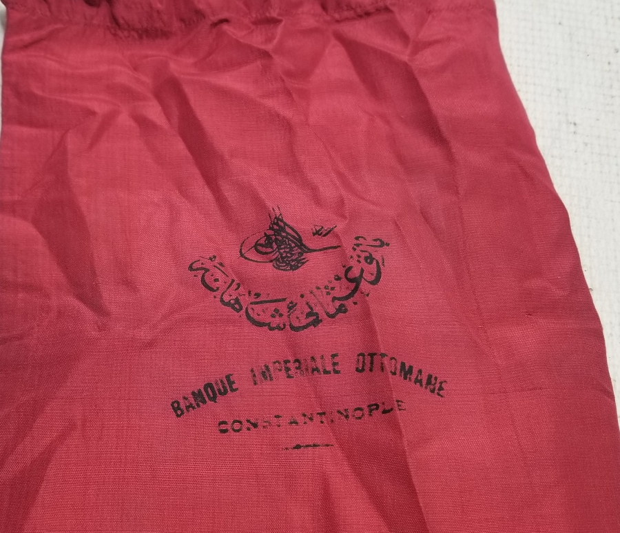 OSMANLI DÖNEMİ ÇOK NADİR OSMANLI BANKASI BOZUK PARA KESESİ