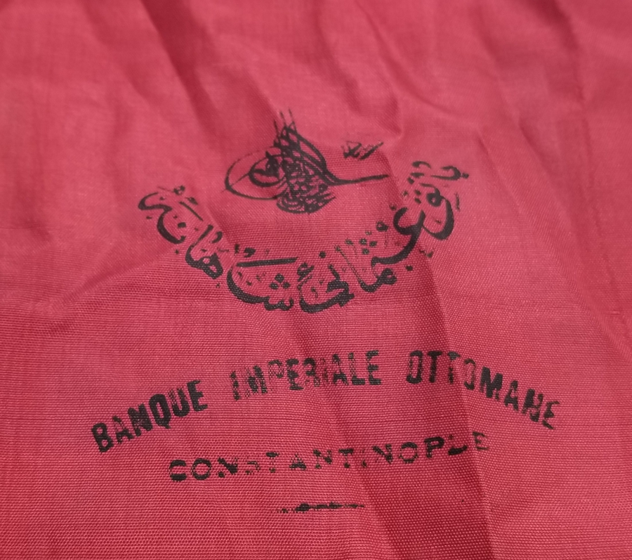 OSMANLI DÖNEMİ ÇOK NADİR OSMANLI BANKASI BOZUK PARA KESESİ