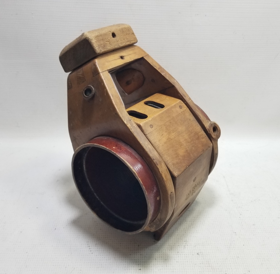 ÜZERİ OSMANLICA YAZILI ÇOK NADİR DARUL BEDAYİ SAHNE LAMBASI