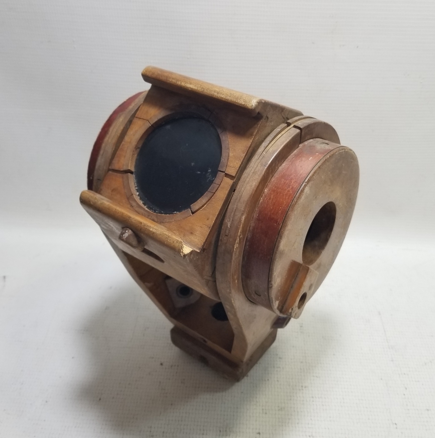 ÜZERİ OSMANLICA YAZILI ÇOK NADİR DARUL BEDAYİ SAHNE LAMBASI